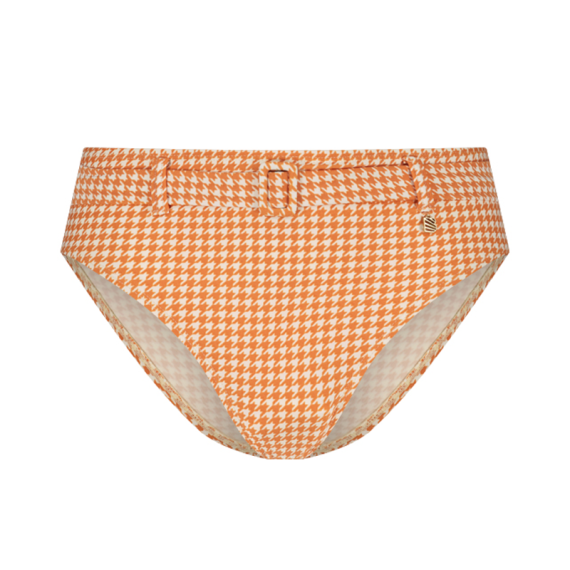 Pied de Poule High Waist Bikinibroekje
