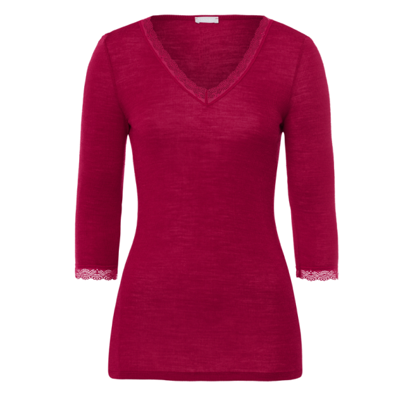 Woolen Lace 3/4 Sleeve Shirt