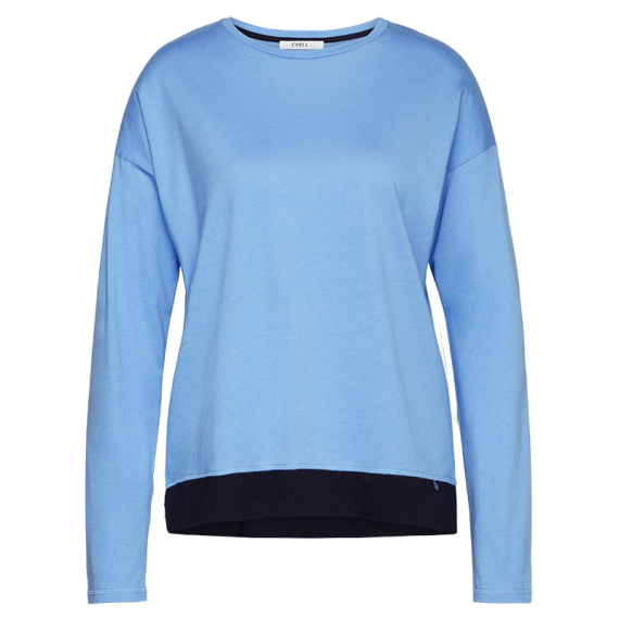 Solids Pyjamashirt Met Lange Mouwen