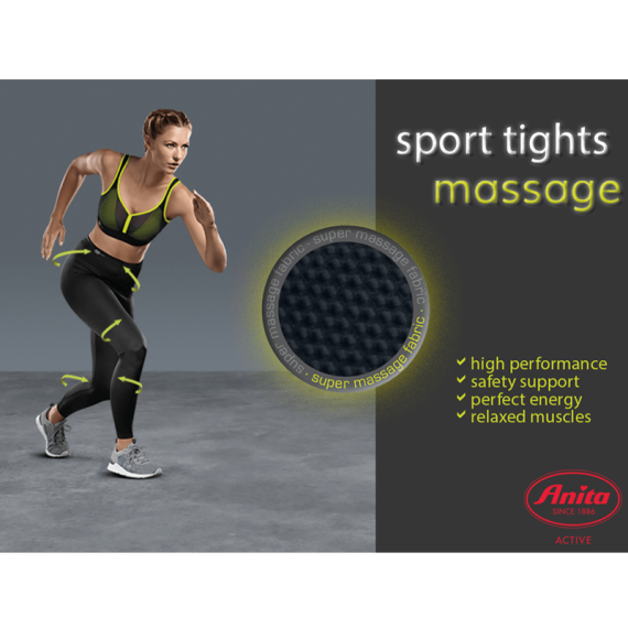 Anita Active Sportlegging Massage Black