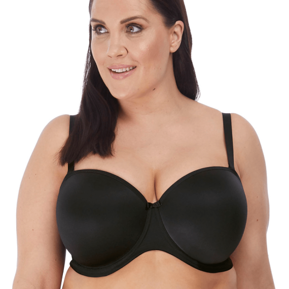 Afslachten boksen Intentie Elomi Smooth Voorgevormde Strapless BH Black - Annadiva