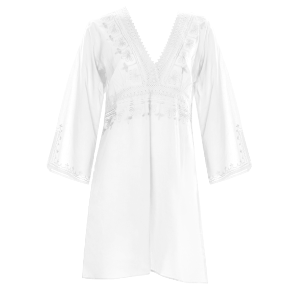 bleek woonadres graan Sunflair Tuniek White - Annadiva