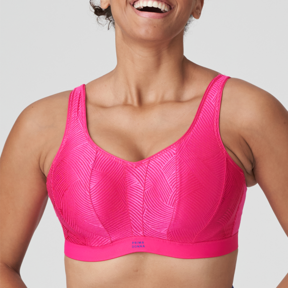 PrimaDonna Sport The Game Voorgevormde Sport BH Electric Pink