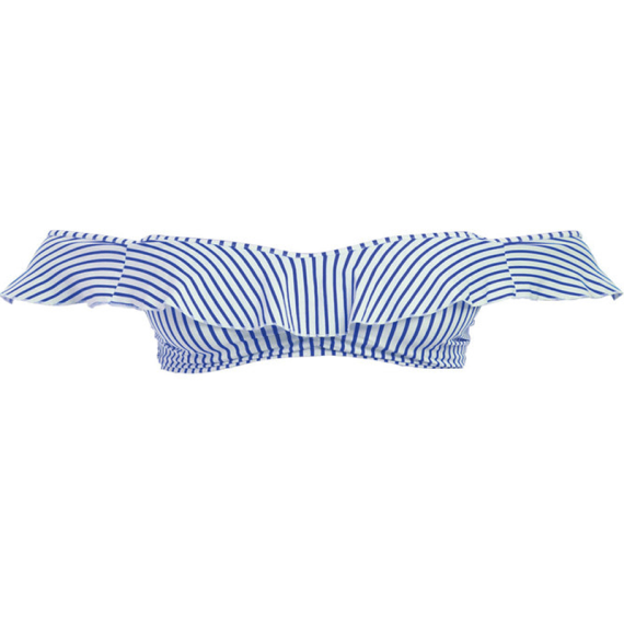 Totally Stripe Bardot Bikinitop