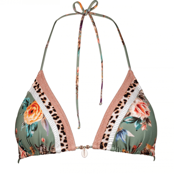 Boho Blossom Triangle Bikinitop