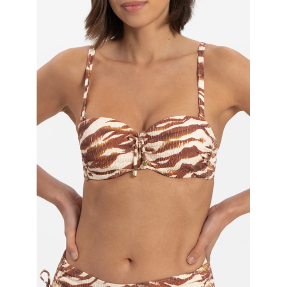 Cyell Badmode True Zebra Bandeau Bikinitop