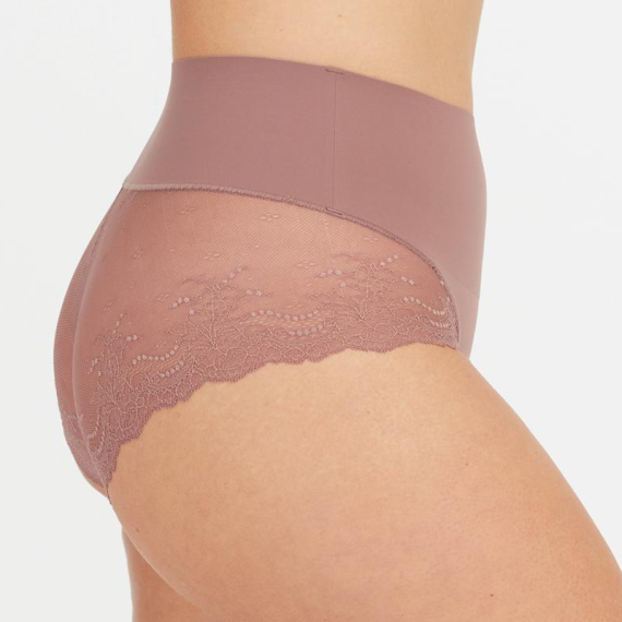Spanx Undie-tectable Lace Hipster Rosewood