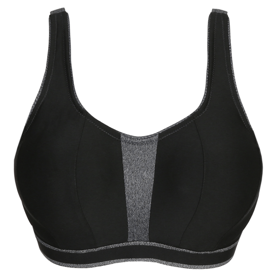 PrimaDonna Sport The Sweater Voorgevormde Sport BH Zwart