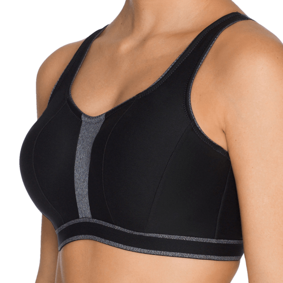 PrimaDonna Sport The Sweater Voorgevormde Sport BH Zwart