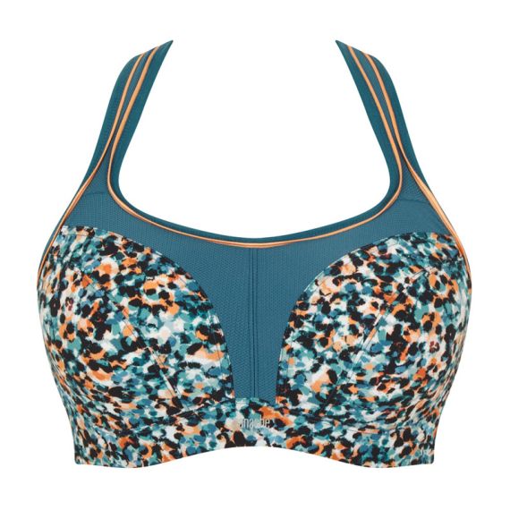 Panache Sport Voorgevormde Sport BH Abstract Animal