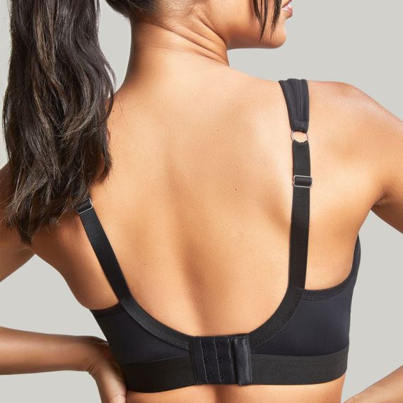 Panache Sport Voorgevormde Sport BH Zonder Beugels Black