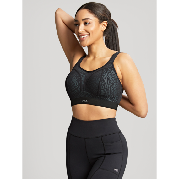 Panache Sport Voorgevormde Sport BH Zonder Beugels Black Ice Blue