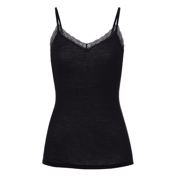 Woolen Lace Spaghetti Top