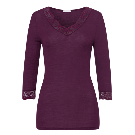 Woolen Lace 3/4 Sleeve Shirt