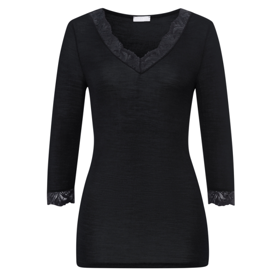 Woolen Lace 3/4 Sleeve Shirt