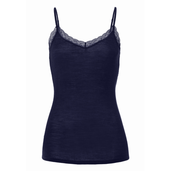 Woolen Lace Spaghetti Top