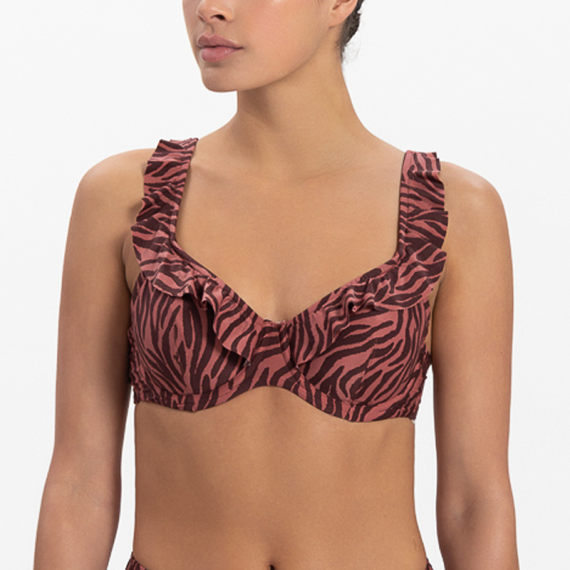 Beachlife Zebra Beugel Bikinitop