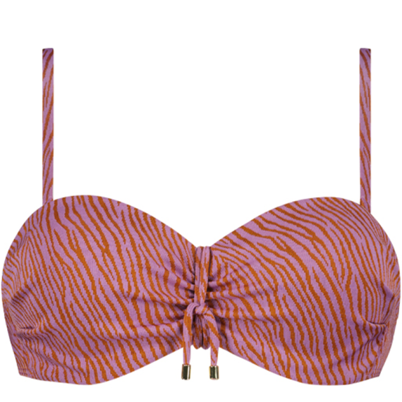 Zumba Zebra Bandeau Bikinitop