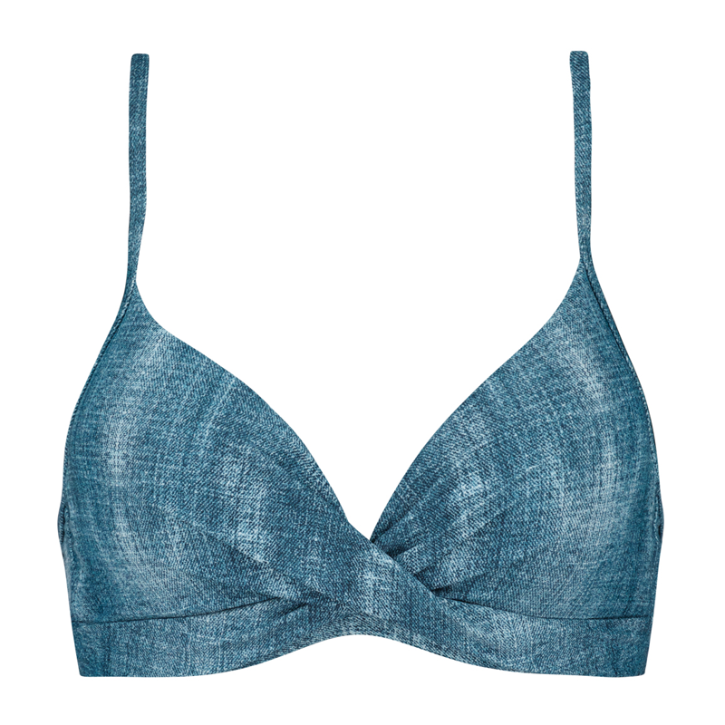 Beachlife Denim Twist Bikinitop Annadiva
