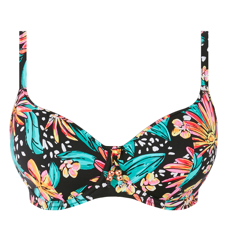 Freya Swim Wild Daisy Padded Bikinitop Multi Annadiva
