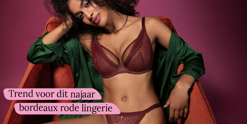 Geld rubber vloot Bachelor opleiding De trend van 2022: bordeaux rode lingerie | Annadiva's blog